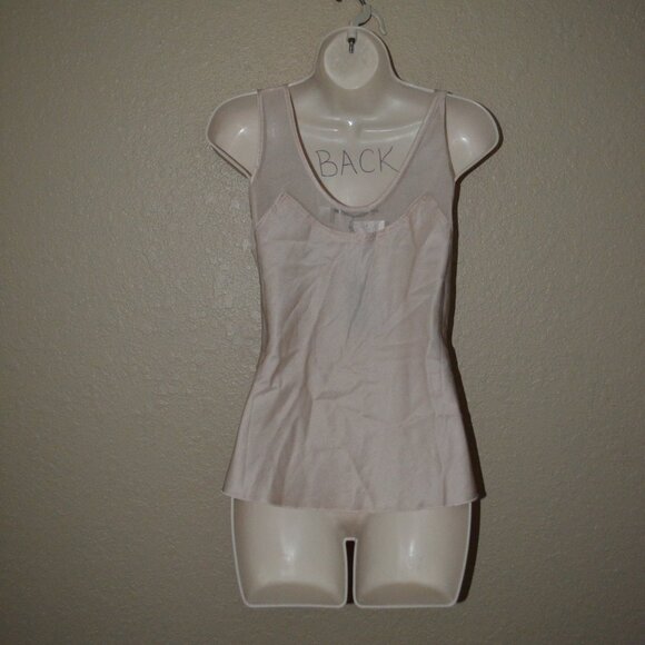 NWT $232 Brazeau Tricot Mix Media Goldy Silk Blend Tank Top Blouse - Picture 6 of 8